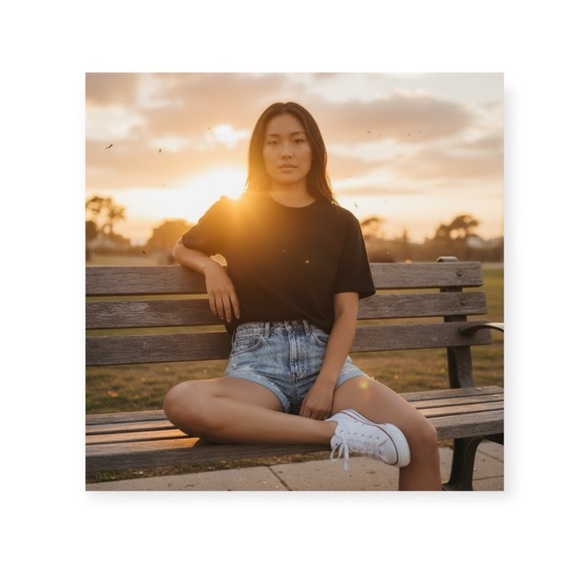 LF Pants - new LF Carmar ❉ Retro 80’s Acid Wash Denim High Waist Cuffed Festival Short ❉ 27